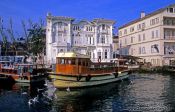 Travel photography:Traditional wooden Ottoman  houses in Arnavutköy, Turkey