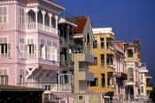 Travel photography:Traditional wooden Ottoman  houses in Arnavutköy, Turkey