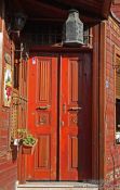 Travel photography:Door of a traditional Ottoman house in Sultanahmet district, Turkey