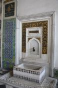Travel photography:Water basin within the Topkapi palace, Turkey
