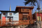 Travel photography:Small replicas of old Ottoman houses, Turkey