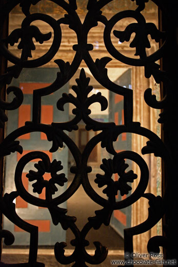 Wrought iron pattern inside the Ayasofya (Hagia Sofia)