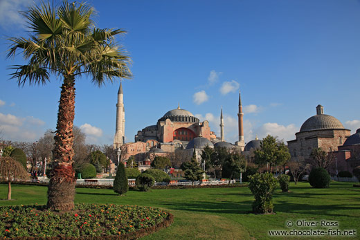 View of the Ayasofya (Hagia Sofia)