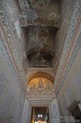 Travel photography:Mosaic above the exit of the Ayasofya (Hagia Sofia), Turkey