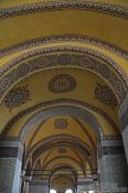Travel photography:Ceiling within the Ayasofya (Hagia Sofia), Turkey