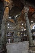Travel photography:Columns inside the Ayasofya (Hagia Sofia), Turkey