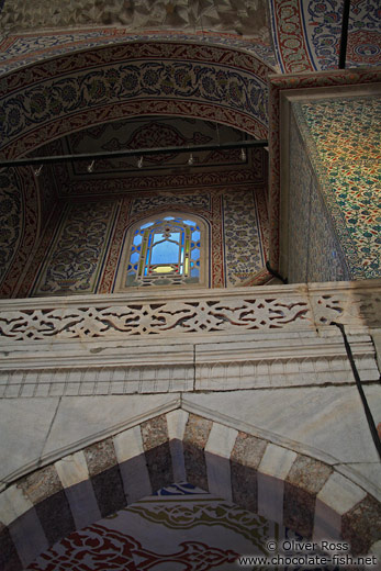 Inside the Sultanahmet (Blue) Mosque