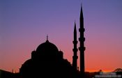 Travel photography:Mosque silhouette, Turkey