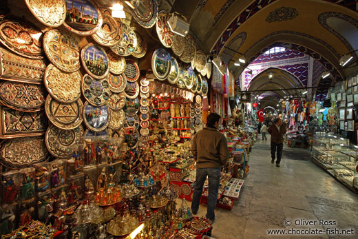 Shop in the Grand Basar in Istanbul