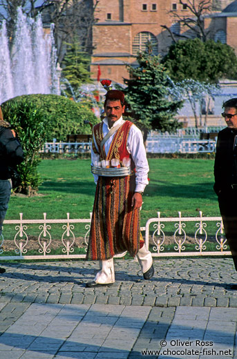 Tea vendor in Istanbul