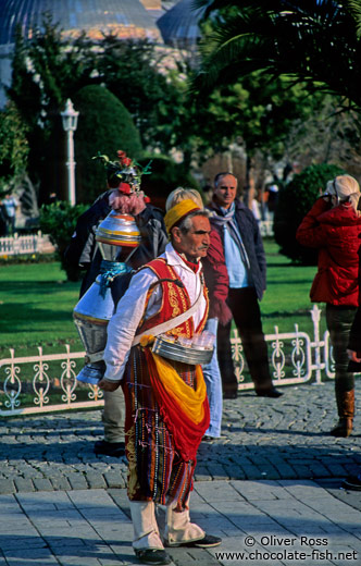 Tea vendor in Istanbul