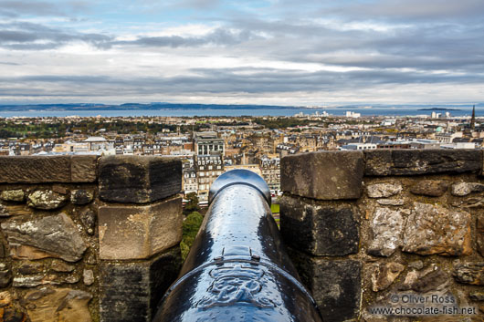 Cannon in Edinburgh castle