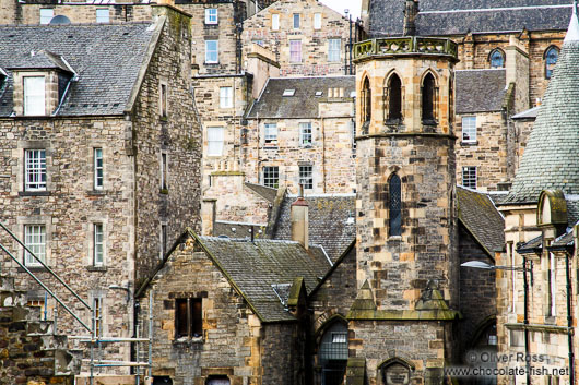 Houses in Edinburgh old town