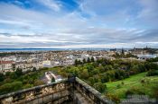 Travel photography:View of Edinburgh from the castle, United Kingdom