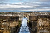 Travel photography:Cannon in Edinburgh castle, United Kingdom