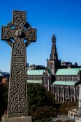 Travel photography:Glasgow Cathedral viewed from the Necropolis, United Kingdom