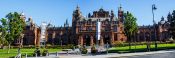 Travel photography:Panoramic image of the Glasgow Kelvingrove Gallery and Museum, United Kingdom