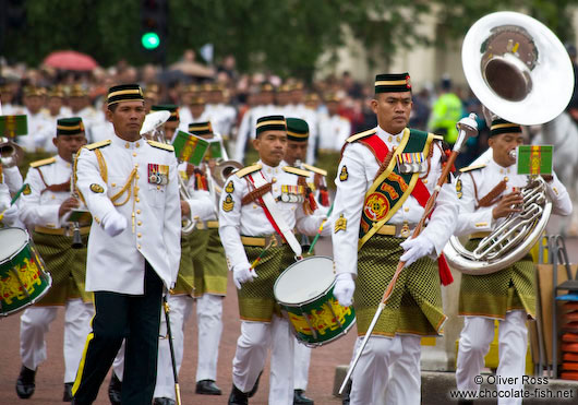 Parade outside London´s Buckingham palace