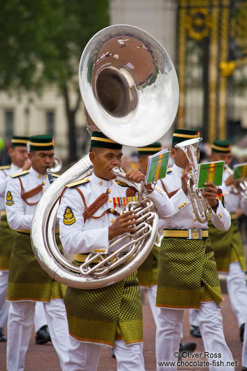 Parade outside London´s Buckingham palace