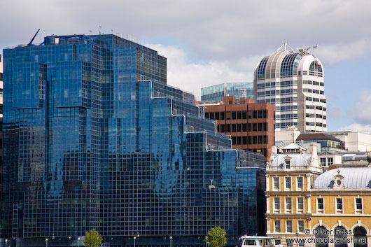 View of the City of London from across the Thames 