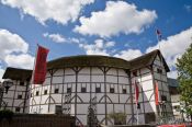 Travel photography:Shakespeare´s Globe theatre in London, United Kingdom, England