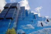 Travel photography:Modern glass facade in London, United Kingdom, England