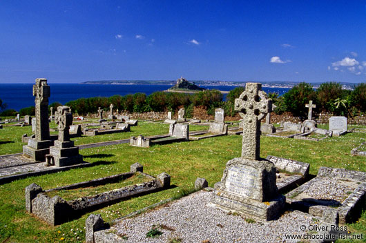 Mt. Saint Michael cemetery in Cornwall