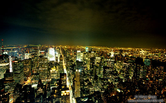 New York by night