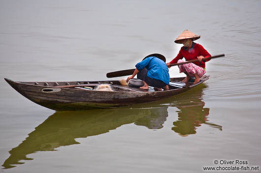 Boat on Hoi An river
