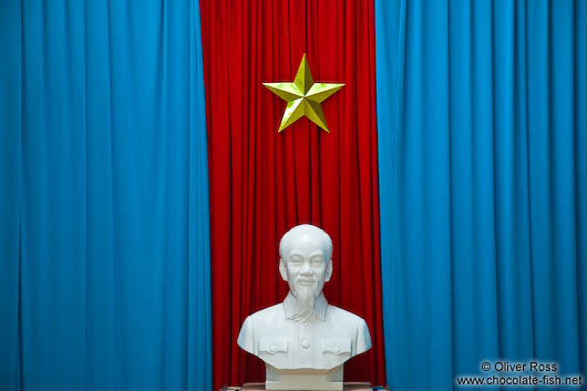 Hoh Chi Minh bust at My Son