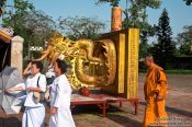 Travel photography:Dragon inside Hue Citadel, Vietnam