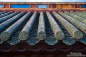 Travel photography:Hue Citadel roof detail , Vietnam