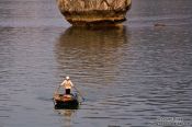 Travel photography:Small boat in Halong Bay , Vietnam