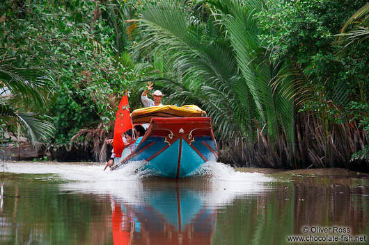 Boat near Can Tho 