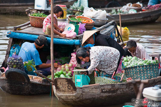 The Can Tho Floating Market 