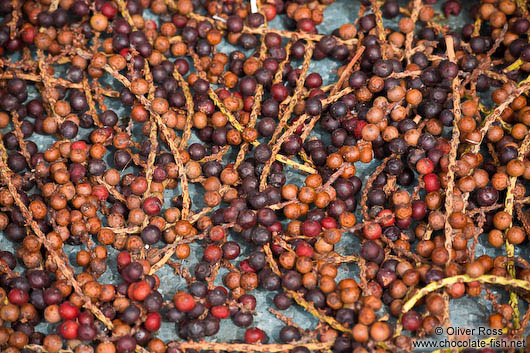 Fresh pepper at the Can Tho Floating Market 