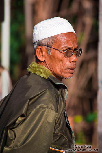 Muslim man near Chau Doc 