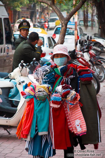 Walking clothes boutique in Hanoi