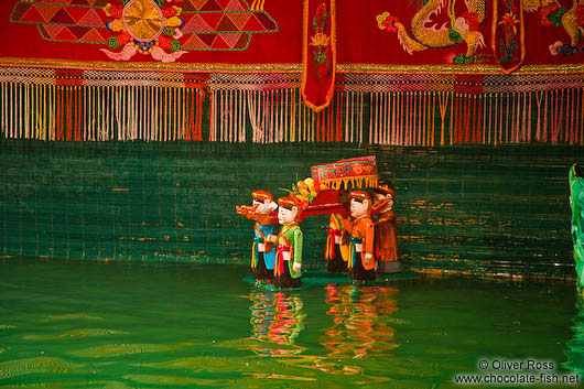 Hanoi´s famous Water Puppet Theatre 