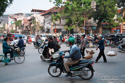 Anything goes on the streets of Hanoi