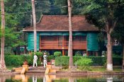 Travel photography:Hoh Chi Minh´s Stilt House in Hanoi, Vietnam