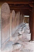 Travel photography:Hanoi Temple of LitDoctor´s Stelae at the Temple of Literature in Hanoierature , Vietnam