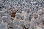 Travel photography:Large collection of stone sculptures at Bai Dinh pagoda near Tam Coc, Vietnam