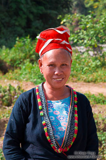 Hmong woman near Sapa 