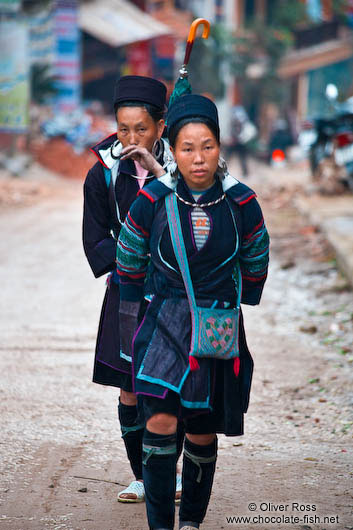 Hmong women in Sapa