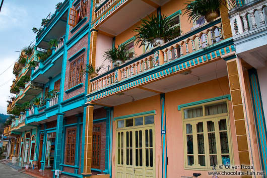 Colonial houses in Sapa