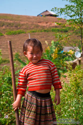 Little girl near Sapa