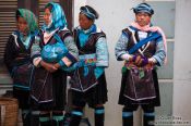 Travel photography:Hmong women at the weekly market in Sapa , Vietnam