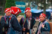 Travel photography:Red Dzao women in Sapa, Vietnam