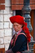 Travel photography:Red Dzao woman in Sapa, Vietnam